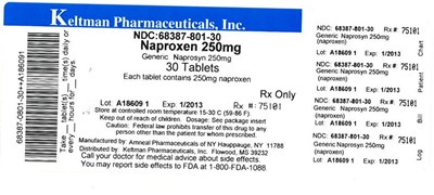 Label Image 250mg - naproxen 250mg
